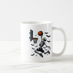 Basketball Skeleton Halloween Skeleton Basketball Kaffeetasse