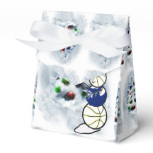 Basketball Snowman Weihnachten
