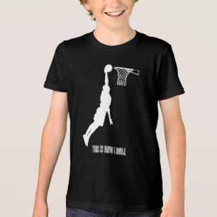 Basketball So Roll ich Teens Kids Boys Tri-Blend Shirt