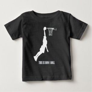 Basketball So rolle ich Teens Kinder Jungen Baby T-shirt