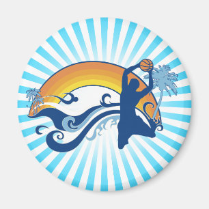 Basketball. Sommersetz. Magnet