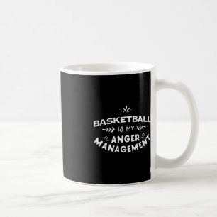 Basketball Spaß Basketball ist mein Wutmanagement Kaffeetasse