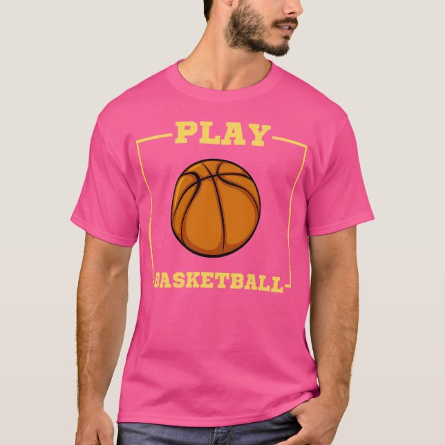 Basketball spielen T-Shirt (Vorderseite)