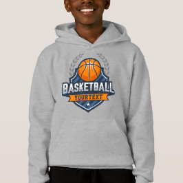 Basketball Spieler ADD NAME Varsity School Team Hoodie