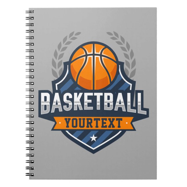 Basketball Spieler ADD NAME Varsity School Team Notizblock (Vorderseite)