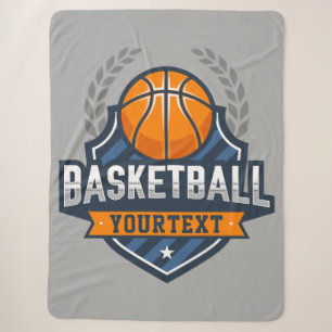 Basketball Spieler ADD NAME Varsity School Team Sherpadecke