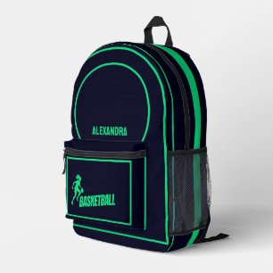 Basketball-Spieler, Basketbal-Team, Geburtstagsges Bedruckter Rucksack