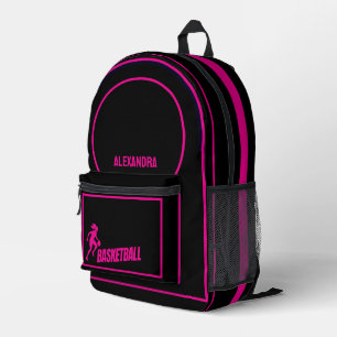 Basketball-Spieler, Basketbal-Team, Geburtstagsges Bedruckter Rucksack