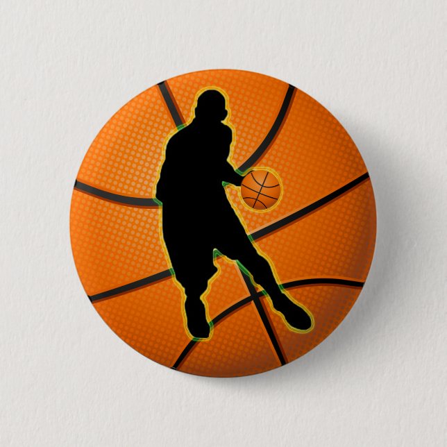 BASKETBALL-SPIELER BUTTON (Vorderseite)