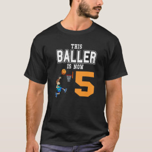 Basketball-Spieler Dieser Baller ist jetzt 5 Baske T-Shirt