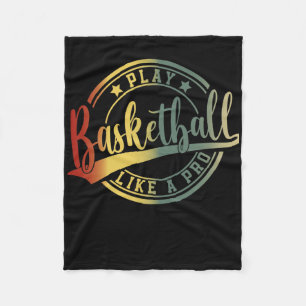 Basketball-Spieler Fächer Uni Basketballtrainer Fleecedecke