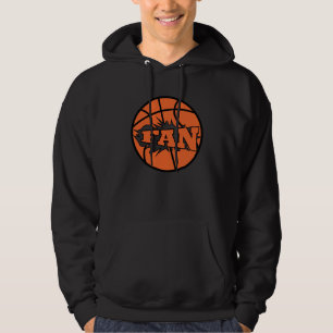 Basketball-Spieler Fan orange Ball Hoodie