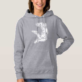 Basketball-Spieler macht Slam Dunk Light Design Hoodie