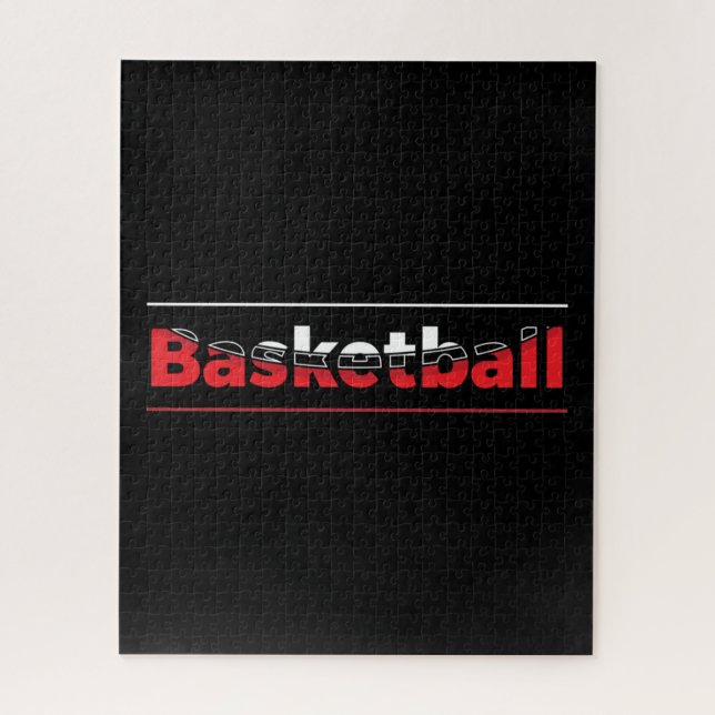 Basketball-Spieler - Minimalistischer geometrische (Vertikal)