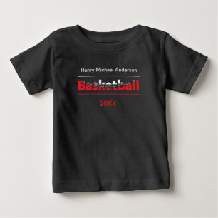Basketball-Spieler - Minimalistischer geometrische Baby T-shirt