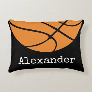 Basketball-Spieler Personalisiert mit der Nummer A Dekokissen