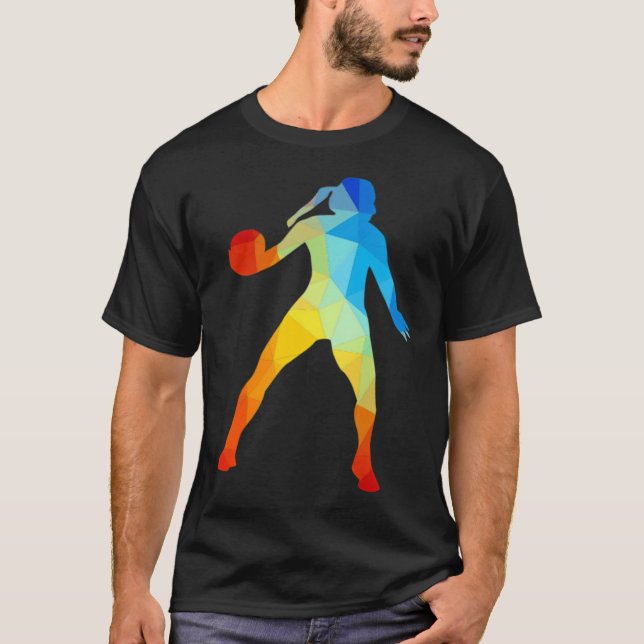 Basketball-Spieler T-Shirt (Vorderseite)