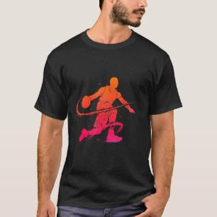 Basketball-Spielertrainer Dribbling Kids Boys Männ T-Shirt