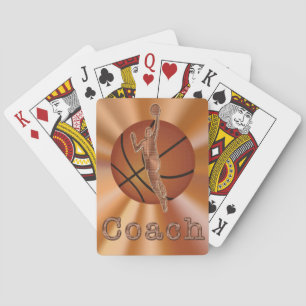Basketball Spielkarten, Basketball-Trainergeschenk Spielkarten