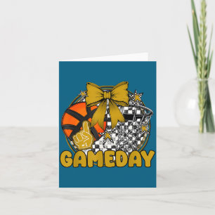 Basketball-Spieltag Los Zieh Design Karte
