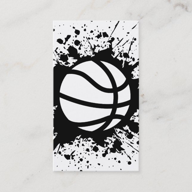 Basketball splatz visitenkarte (Vorderseite)
