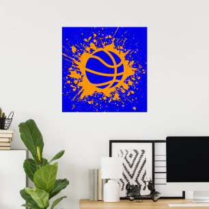 Basketball-Splatzer Poster