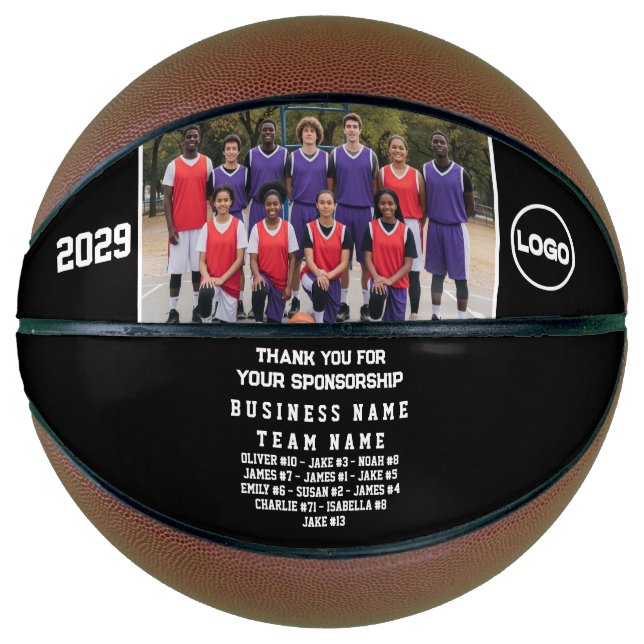 Basketball Sponsor-Geschenk - Kundenspezifisches T (Vorderseite)
