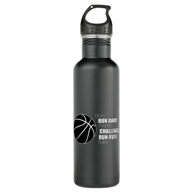 Basketball Sport Basketball Basketball Team Gesche Edelstahlflasche (Vorderseite)