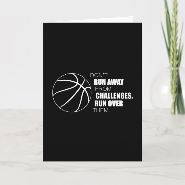 Basketball Sport Basketball Basketball Team Gesche Karte (Vorderseite)