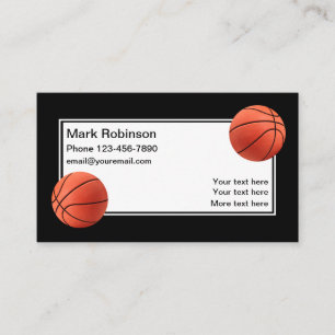 Basketball Sport Cool Visitenkarte