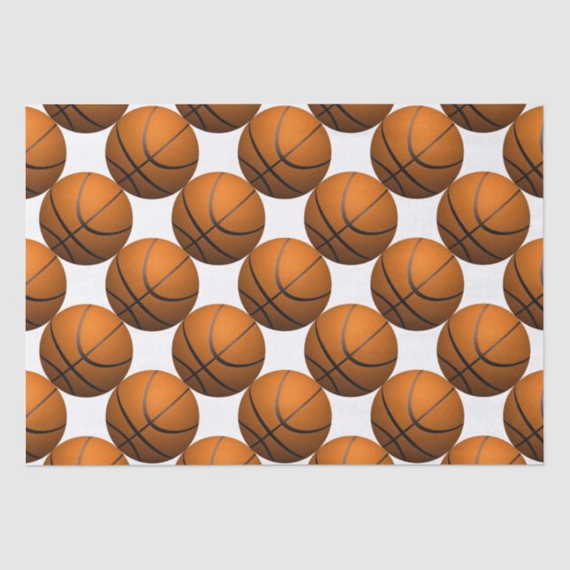 Basketball Sport Design Seidenpapier (Vorderseite)