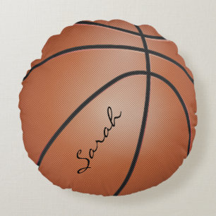 Basketball Sport   DIY Name Rundes Kissen