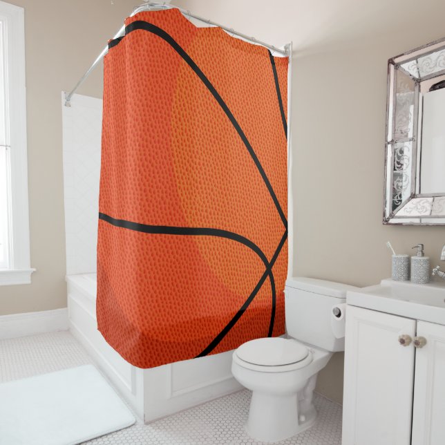 Basketball-Sport Duschvorhang (Beispiel)