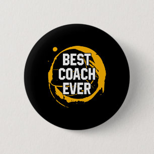 Basketball Sport Geschenk Bester Coach je Geburtst Button