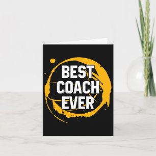 Basketball Sport Geschenk Bester Coach je Geburtst Karte