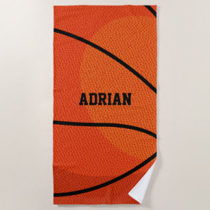 Basketball Sport Personalisiert Strandtuch
