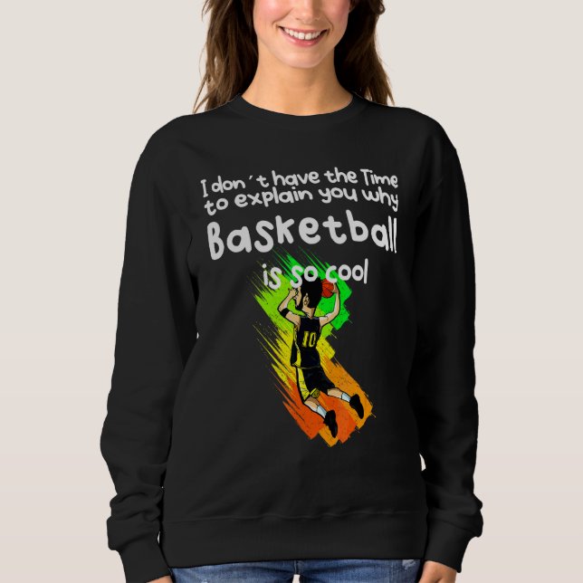 Basketball Sport Sweatshirt (Vorderseite)