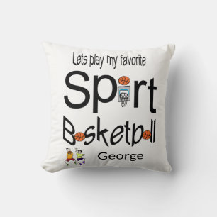 Basketball-Sportler Kissen