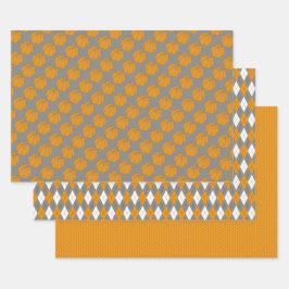 Basketball Sportlich Geschenkpapier Set