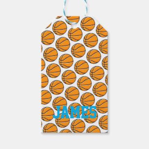 Basketball SportNAME Kinder Party Spaß Geschenkanhänger