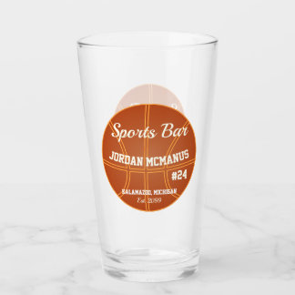 Basketball Sports Bar Beer Drinking Soda Gläser