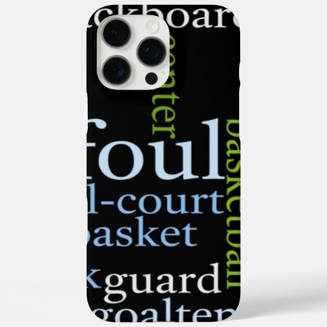 Basketball Sports Fanatic.jpg iPhone 16 Pro Max Hülle (Rückseite)