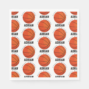Basketball Sports Geburtstagspartei Personalisiert Serviette
