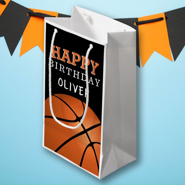 Basketball Sports Happy Geburtsname Kleine Geschenktüte (Von Creator hochgeladen)