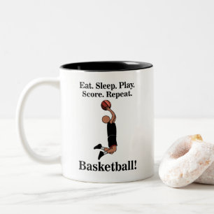 Basketball Sports Player Coach Zweifarbige Tasse