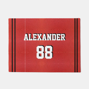 Basketball Sports Team individuelle Name Jersey Nu Fußmatte