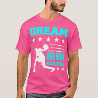 Basketball Sportspielerträume glauben erreichen Gi T-Shirt