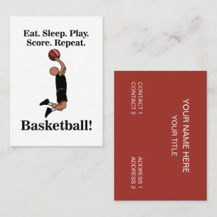 Basketball-Sportstrainer-Trainer Visitenkarte