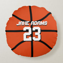 Basketball-Sportteam Personalisiert Rundkissen
