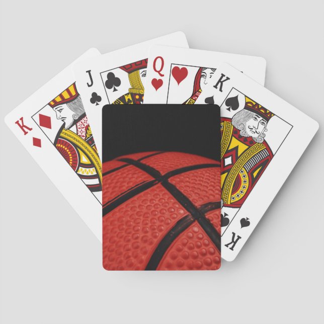 Basketball-Sportteam Spielkarten (Rückseite)